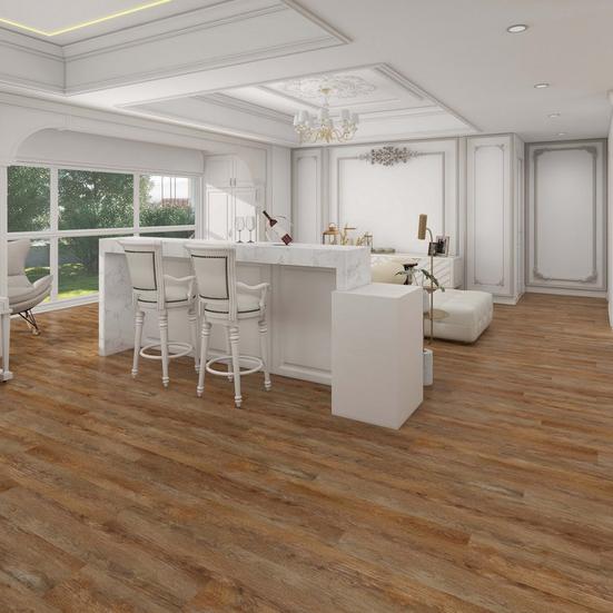 Alamo Oak Waterproof Rigid Core Luxury Vinyl Plank - Foam Pad