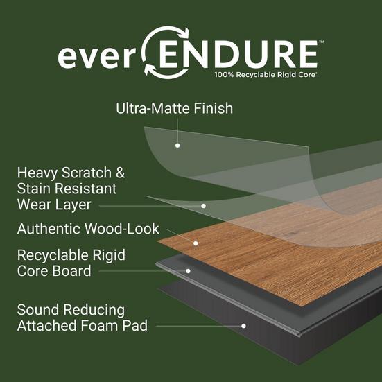 Heron Lake Waterproof Recyclable Rigid Core Luxury Vinyl Plank - Foam Pad