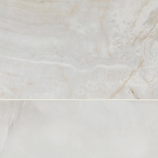Bianco Onice Ultra Polished Porcelain Tile