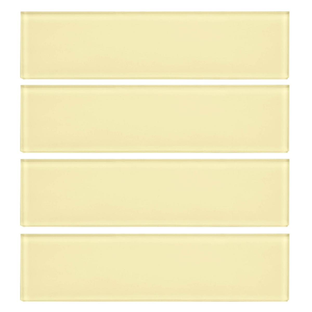 Pure Buttercup Glass Tile