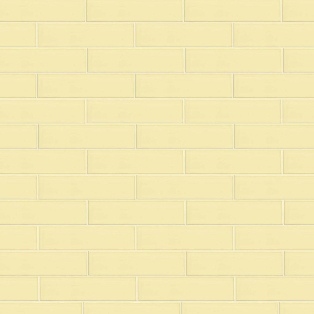 Pure Buttercup Glass Tile