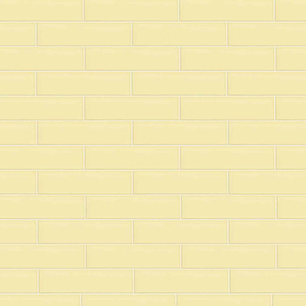 Pure Buttercup Glass Tile