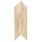 Canterbury Chestnut Chevron Wood Plank Matte Porcelain Tile