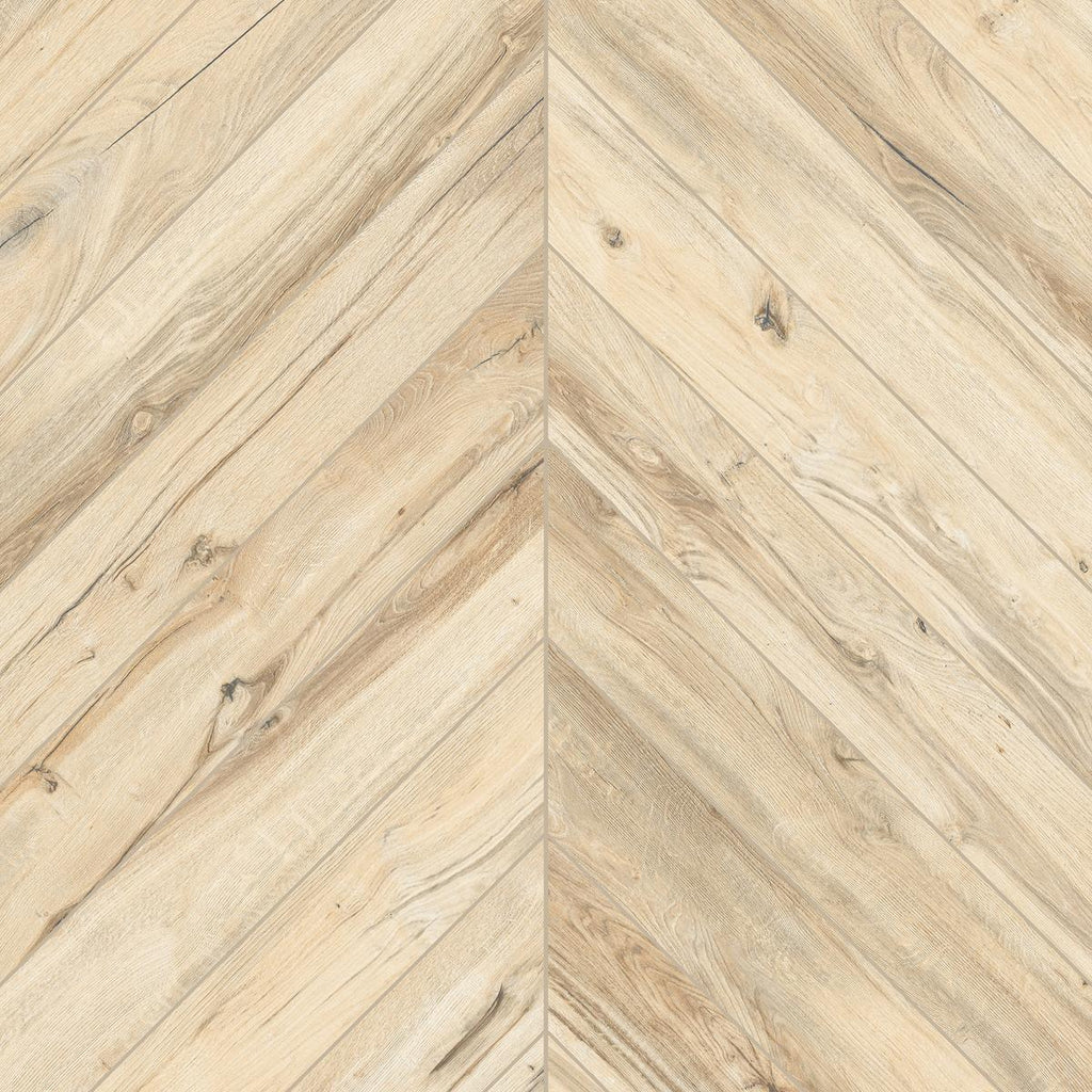Canterbury Chestnut Chevron Wood Plank Matte Porcelain Tile