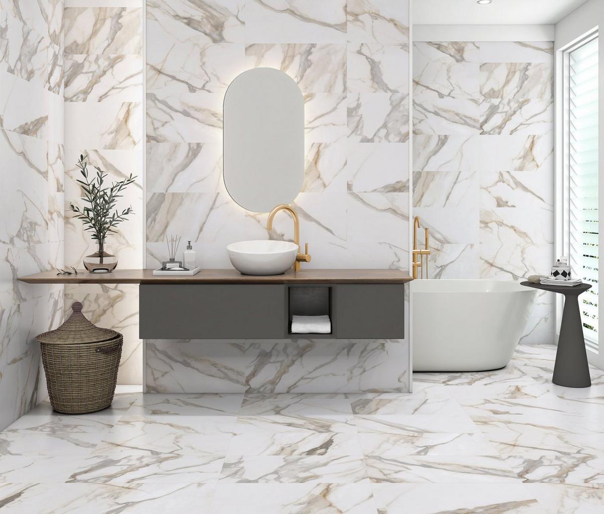 Willamette Gold Satin Porcelain Tile