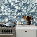 Lapis Agate Glass Tile