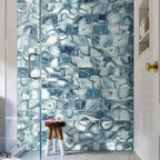 Lapis Agate Glass Tile