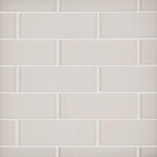 Ivory Brick Glass Mosaic
