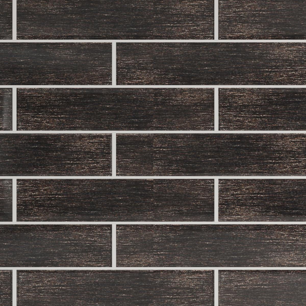 Burnished Bronze Glass Tile