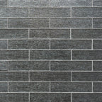 Charcoal Glimmer Glass Tile