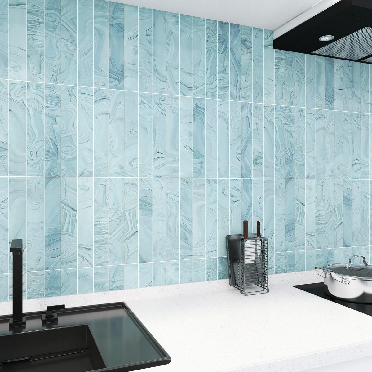 Nimbus Azul Glass Tile