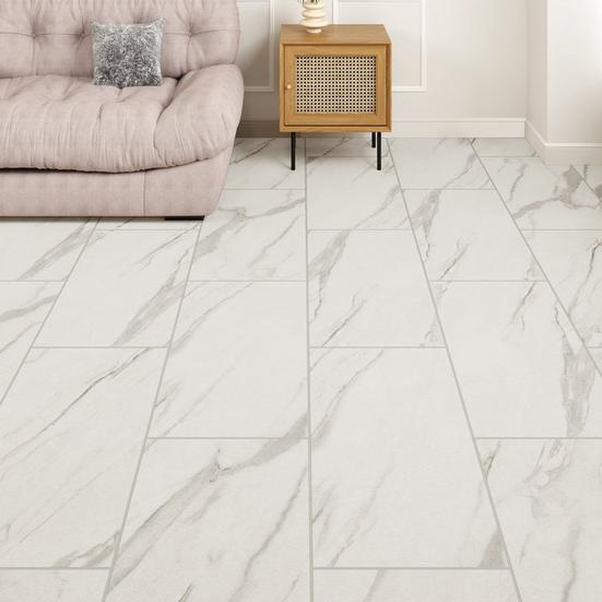 Ankara Marble Waterproof Rigid Core Luxury Vinyl Plank - Cork Pad