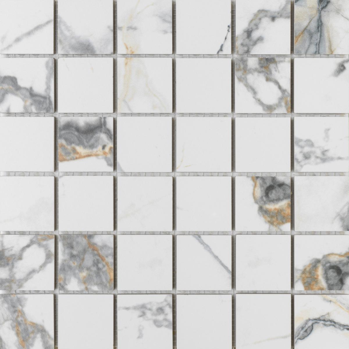 Emilia Matte Square Porcelain Mosaic