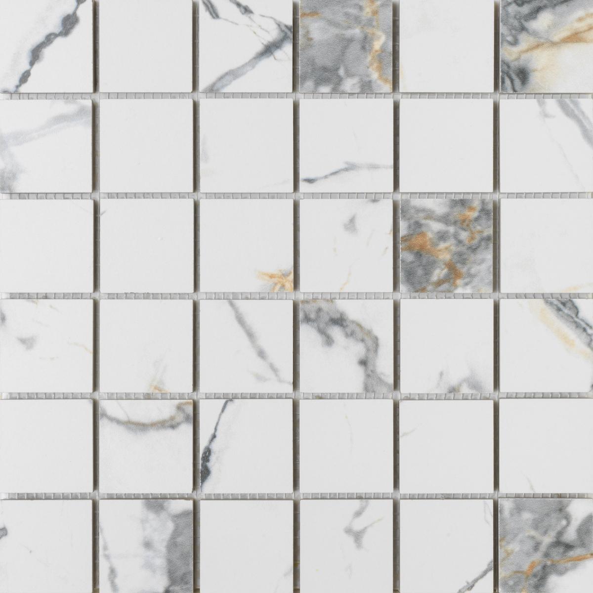 Emilia Matte Square Porcelain Mosaic