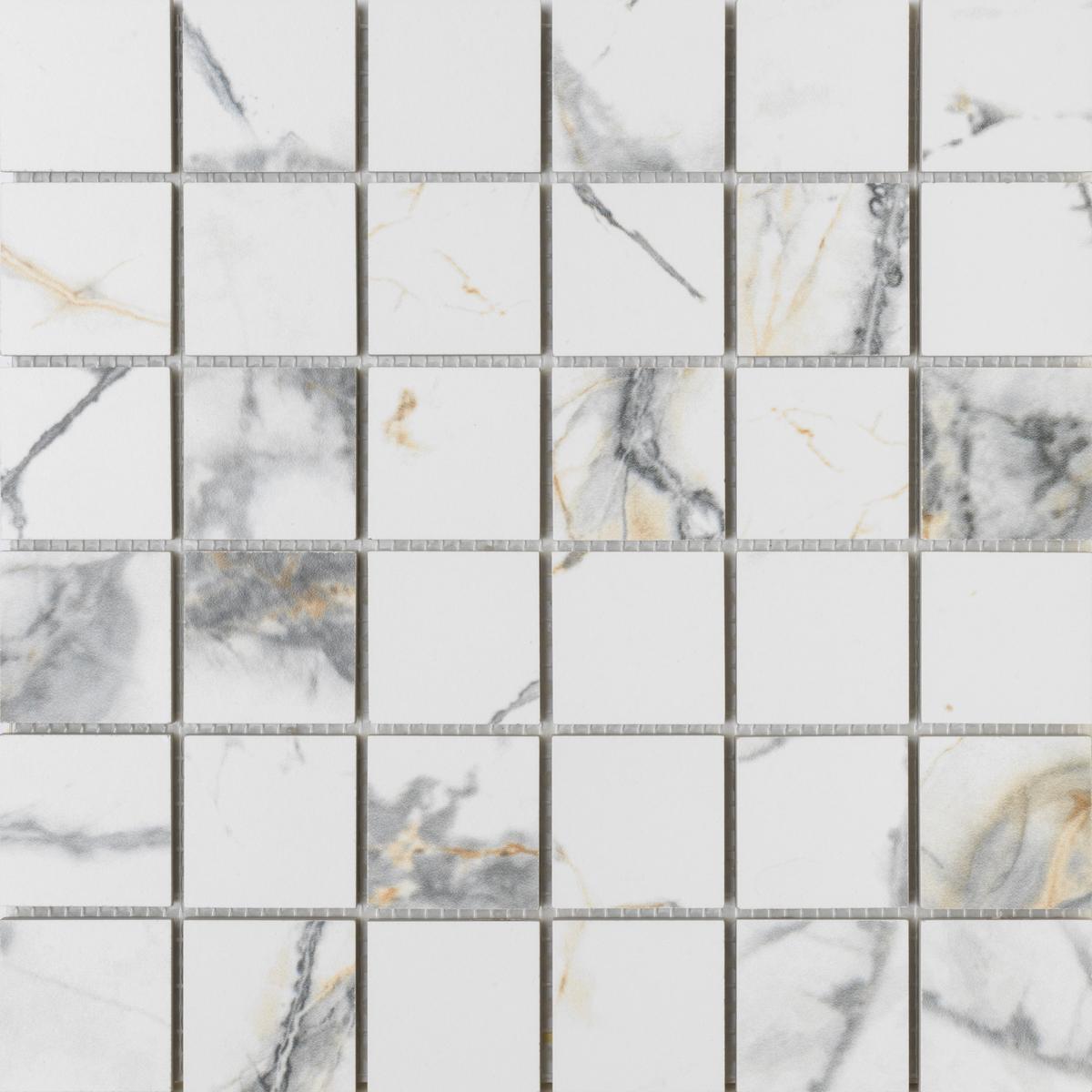 Emilia Matte Square Porcelain Mosaic