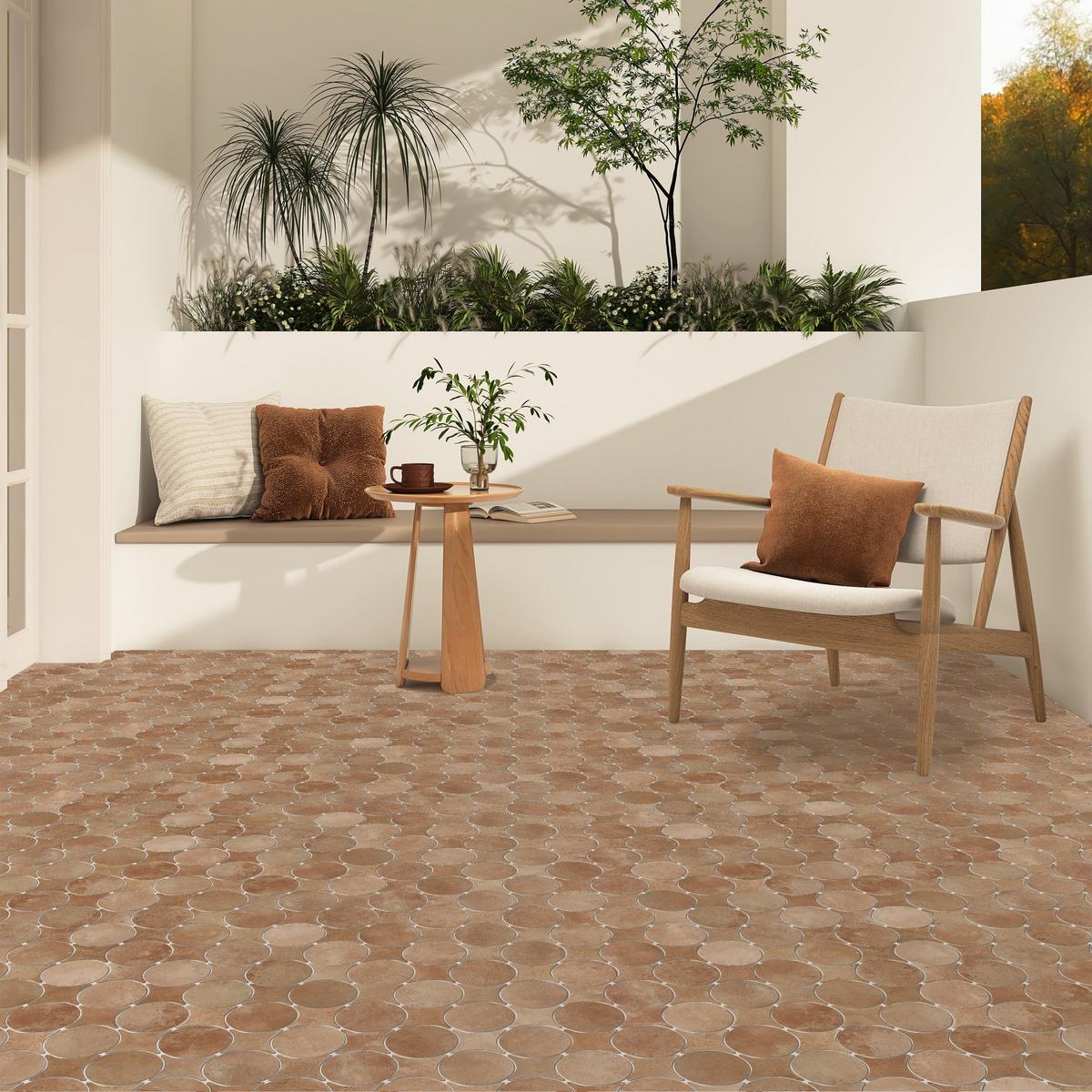 Taos Terracotta Porcelain Mosaic