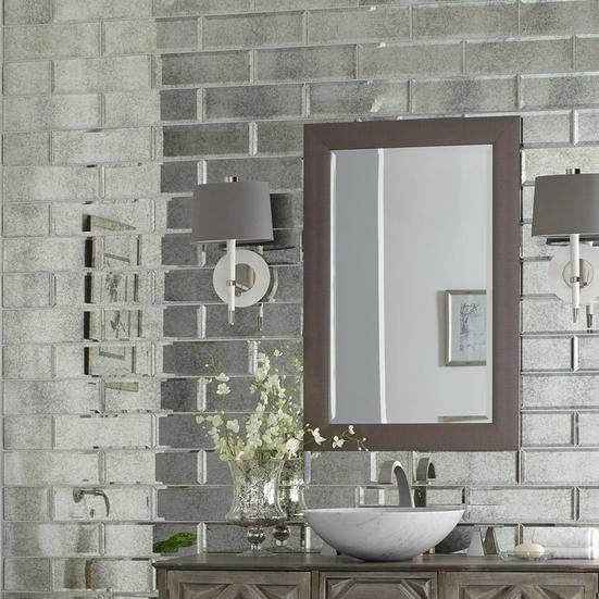Antique Mirror Glass Tile