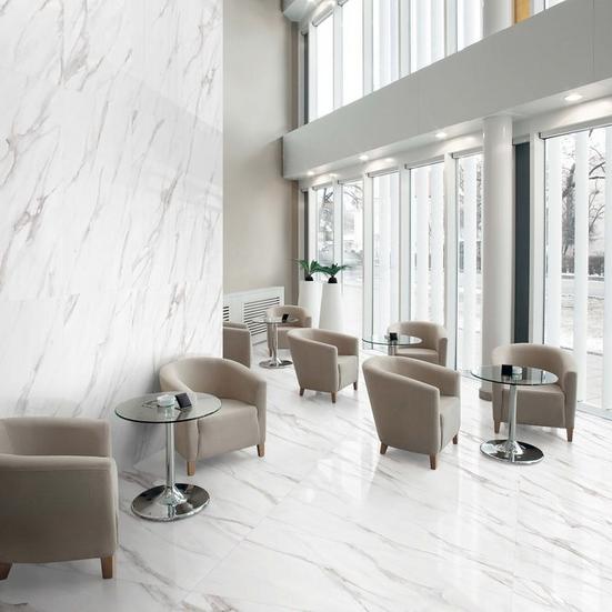 Alto Bianco Polished Porcelain Tile
