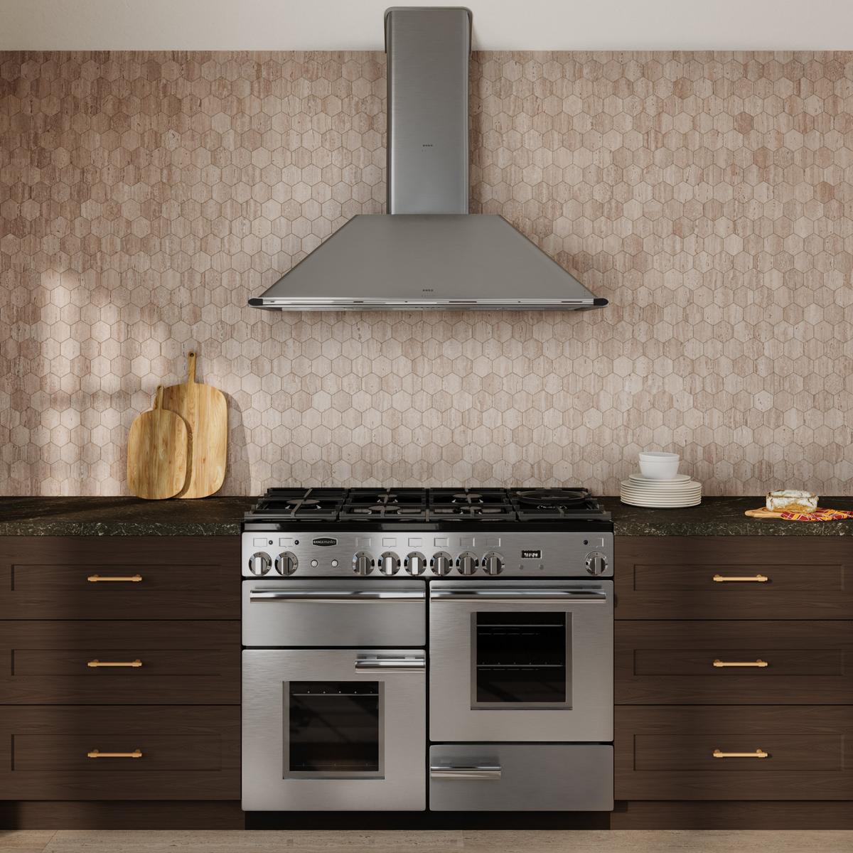 Riviera Chai Hexagon Matte Porcelain Mosaic