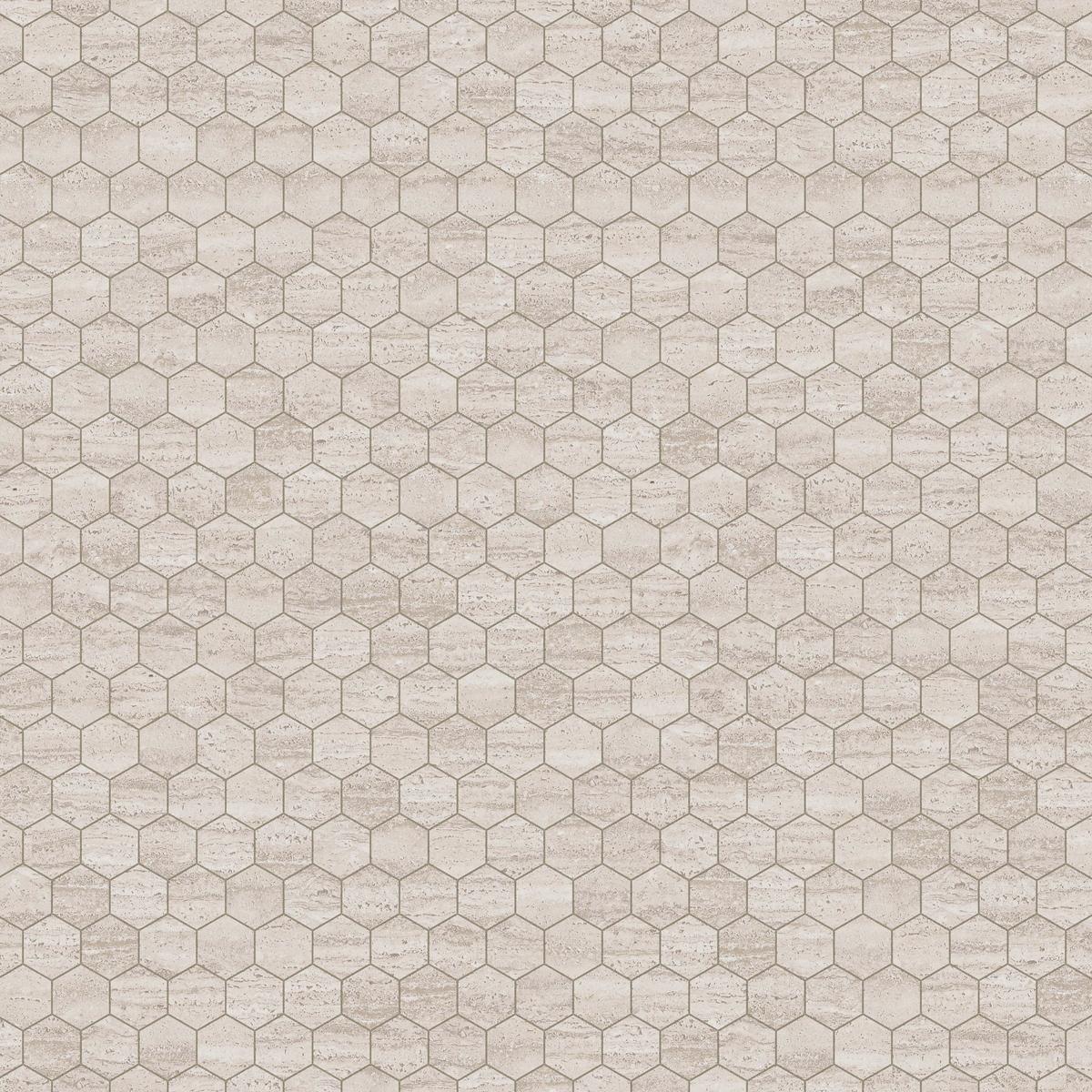 Riviera Oat Hexagon Matte Porcelain Mosaic
