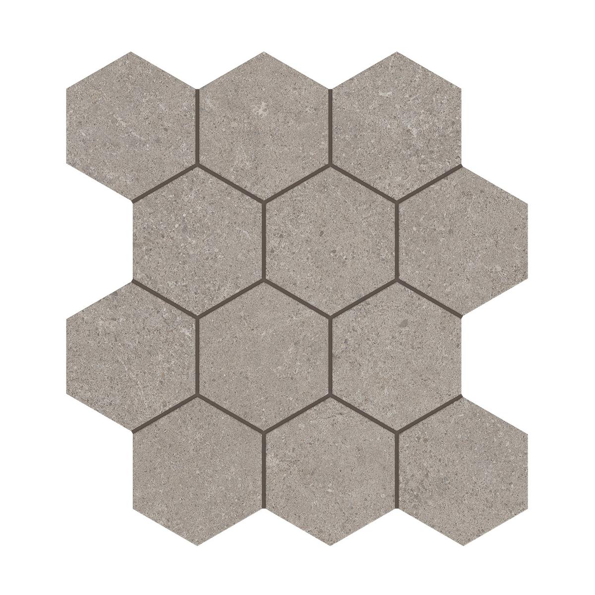 Capri Porcini Hexagon Matte Porcelain Mosaic