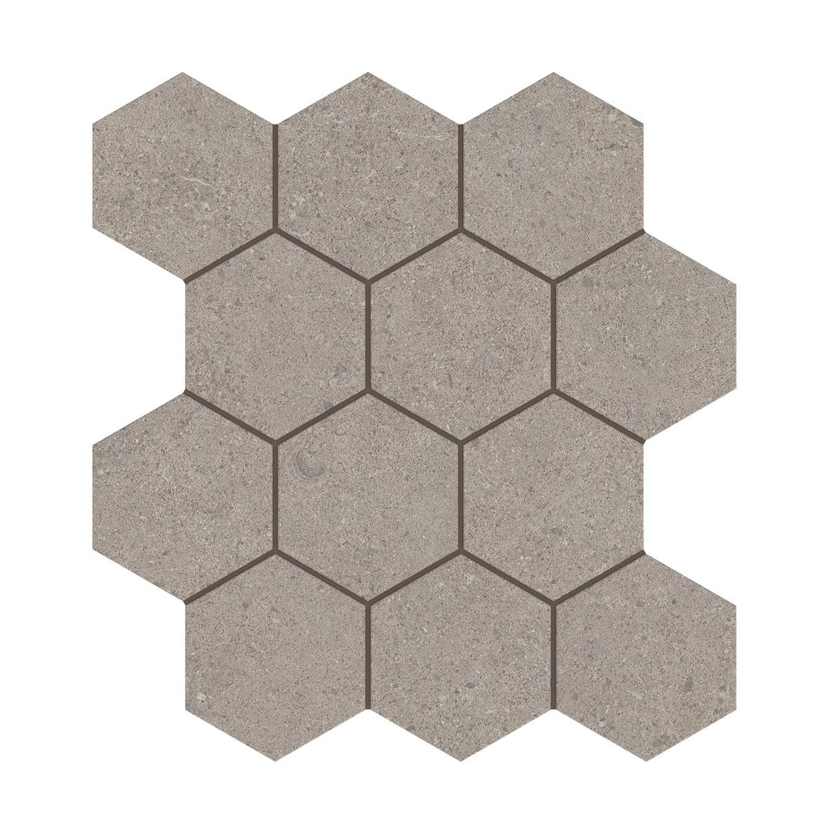 Capri Porcini Hexagon Matte Porcelain Mosaic