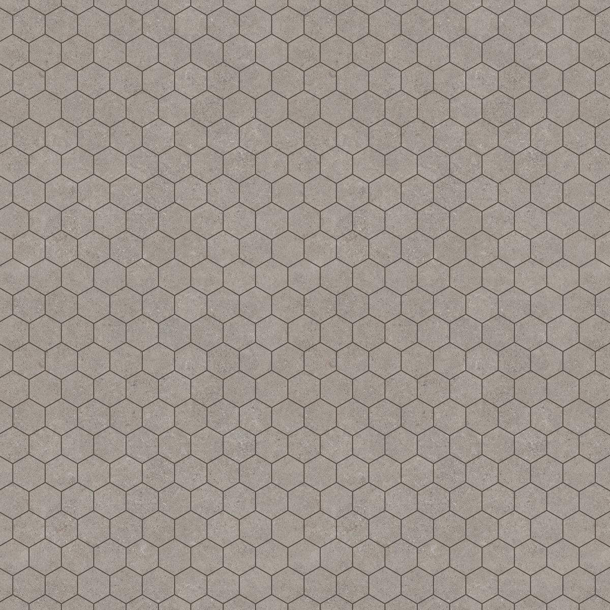 Capri Porcini Hexagon Matte Porcelain Mosaic