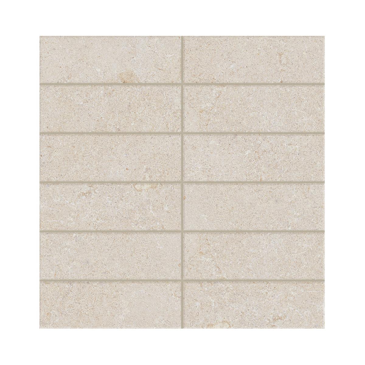 Capri Oat Stack Matte Porcelain Mosaic