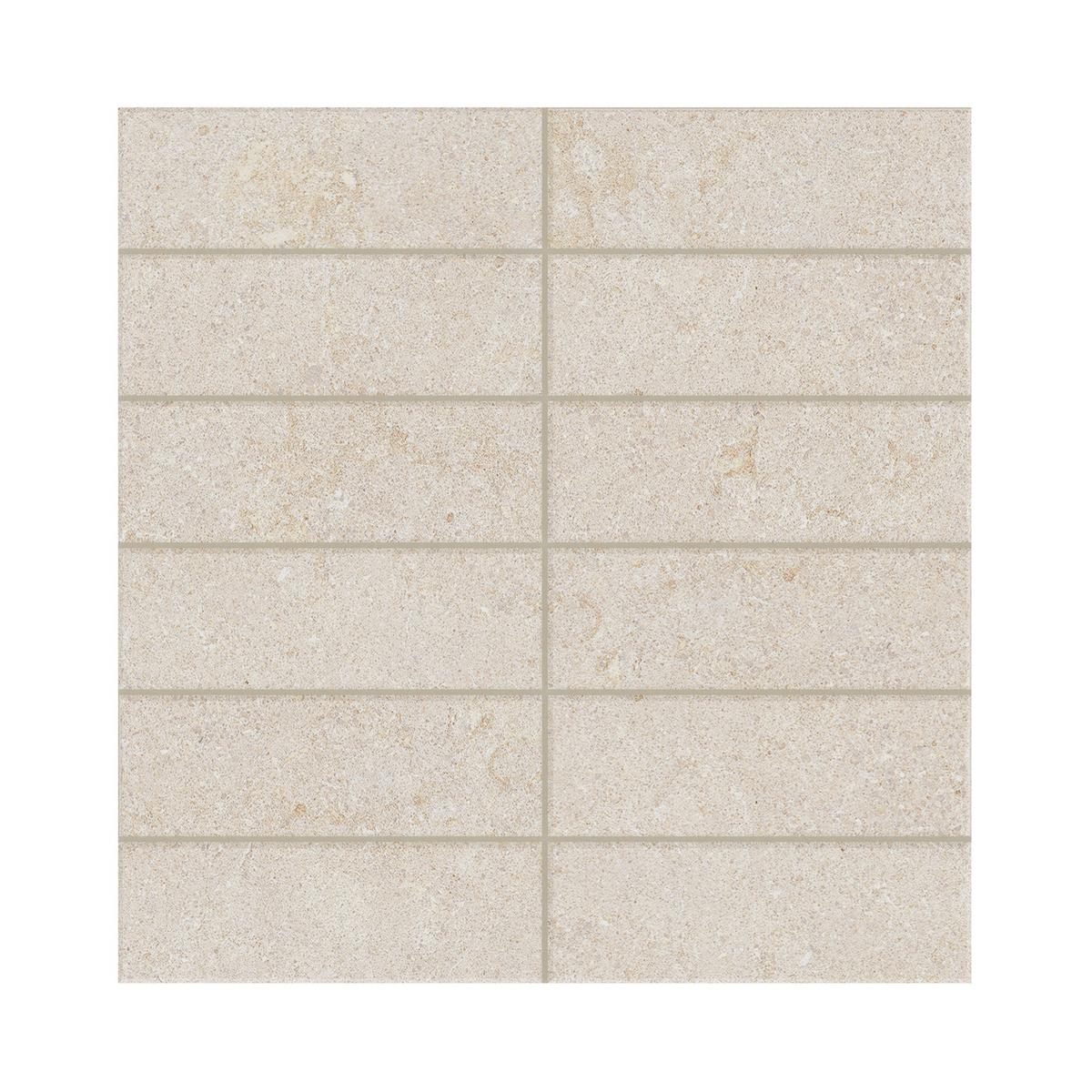 Capri Oat Stack Matte Porcelain Mosaic