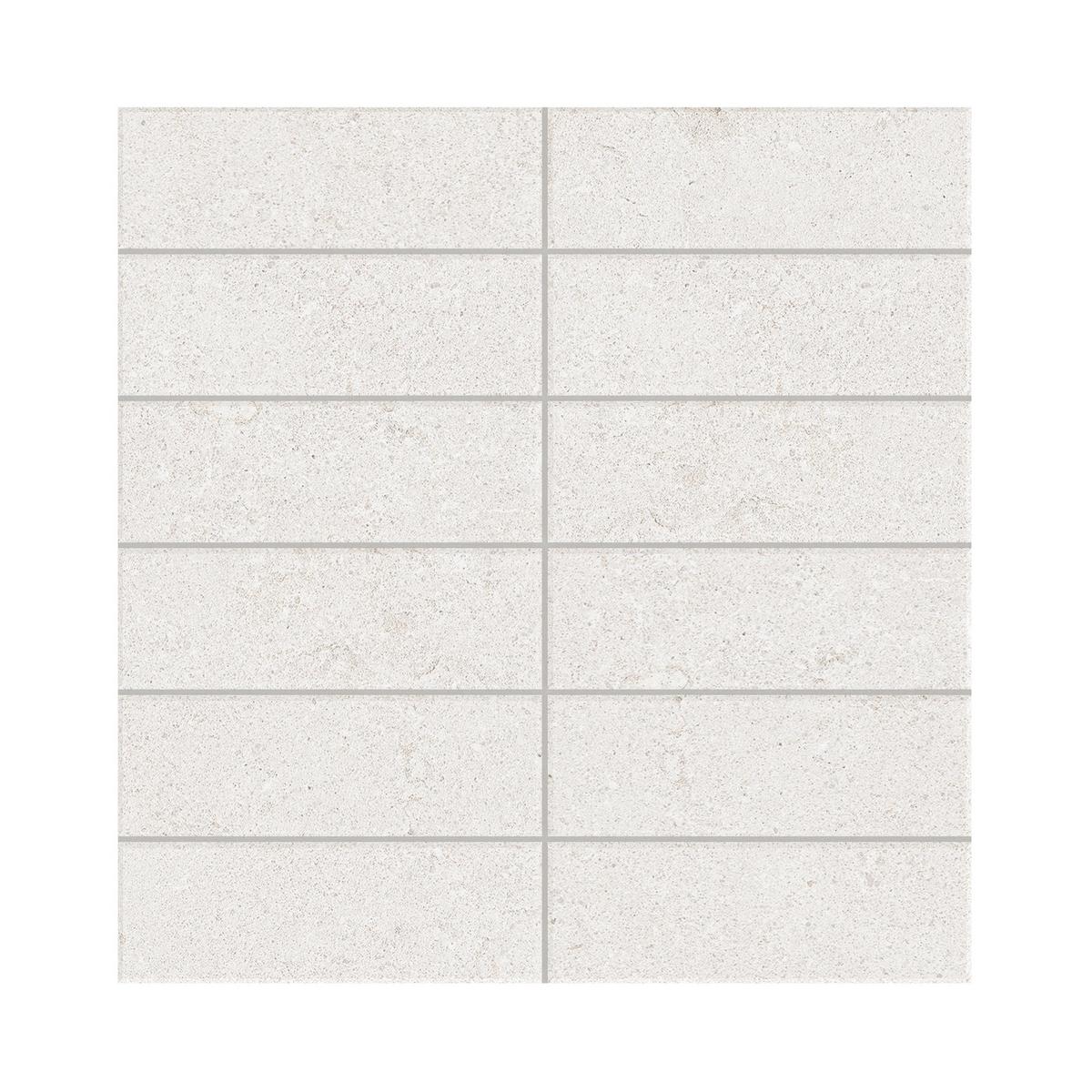 Capri Oyster Stack Matte Porcelain Mosaic