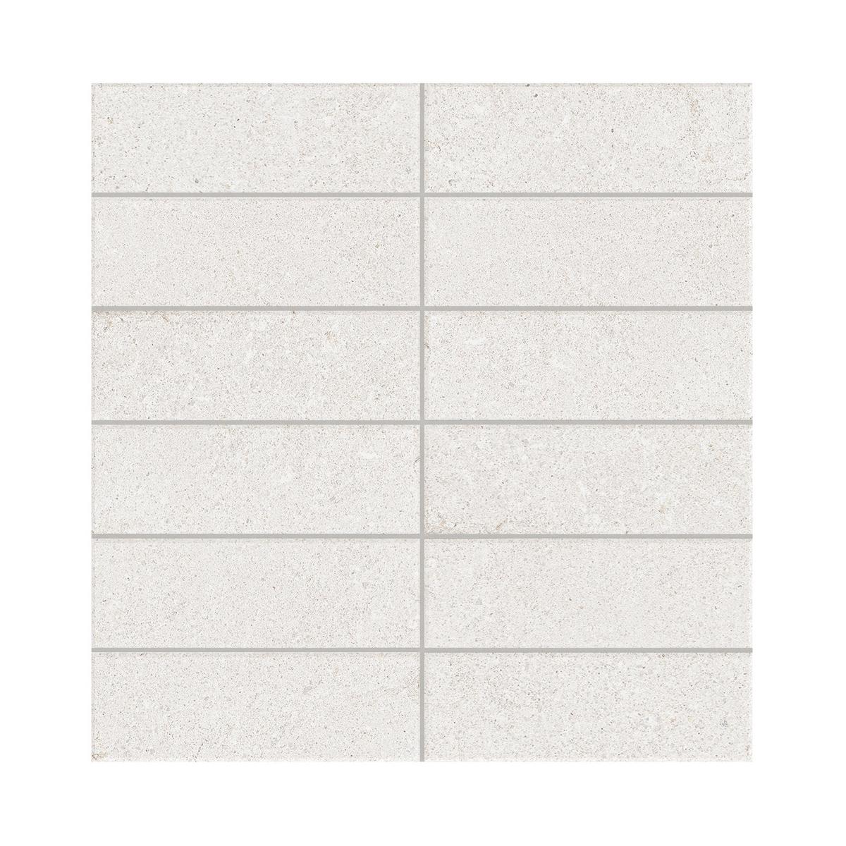 Capri Oyster Stack Matte Porcelain Mosaic